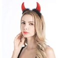 thumbnail image 2 of Devil Horn Headband Halloween Costume Accessory, 2 of 5