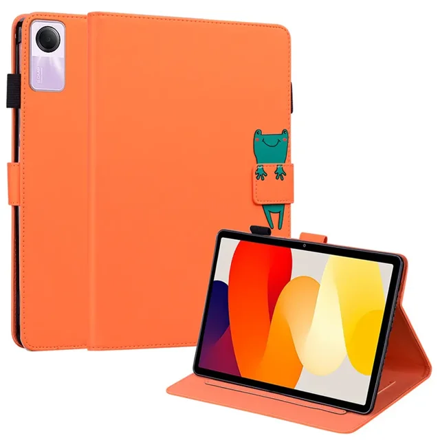 Case for Xiaomi Redmi Pad SE 11 Inch 2023 Cute Cat Panda Painted Soft Silicone Tablet Shell for Redmi Pad SE Case Cover 11inch Orange Redmi Pad SE 11 inch