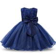 thumbnail image 1 of AAMILIFE Robe Fleur Princesse Fille Tutu Mariage Anniversaire Fête Robe Enfant Costume Enfants, 1 of 3