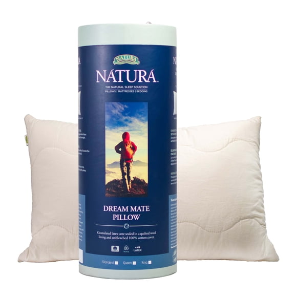 Natura Dream Mate Oreiller en Laine de Latex Talalay Granulé - Format Standard