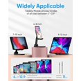 thumbnail image 2 of Jinsinto Adjustable Cell Phone Stand, Foldable Phone Holder Tablet Stand for Desk, Angle Height Adjustable Cell Phone Stand black, 2 of 5