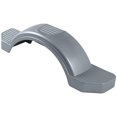 thumbnail image 2 of Fulton Trailer Fender 008592 Single Wheel Round; Fits 12 Inch Wheels; Unlighted; Silver; High Density Polyethylene; 2.5 Pound Weight; Single, 2 of 3