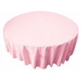 thumbnail image 2 of LA Linen TCpop90R-PinkLgtP37 Polyester Poplin Tablecloth, Light Pink - 90 in. Round, 2 of 3