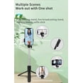 thumbnail image 4 of KOMI Selfie Stick Tripod with Fill Light, 40 inch Extendable and Portable Stable Selfie Stick Tripod with Wireless Remote Compatible with All Cellphones for Selfies, Live Streaming, Video, Pink, 4 of 5