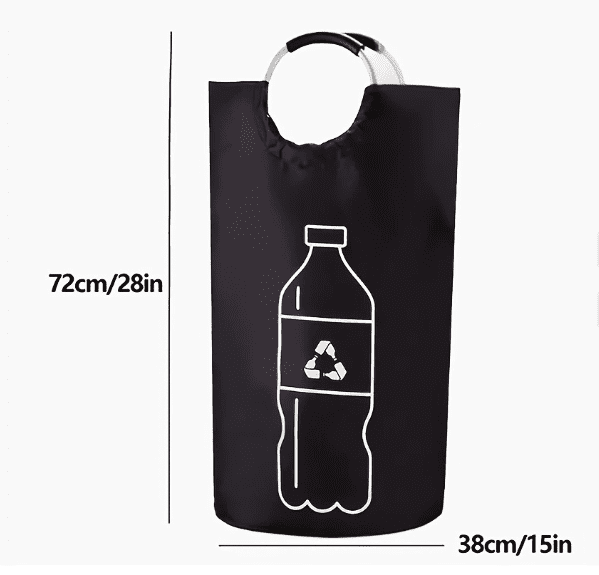TIELUTT Laundry with Recycle Bottle Design for Everyday Use – Durable Foldable Hamper for Home Laundry Organizer Laundry Tidy Cups Clothes Small Laundry Cart Tall Narrow Hamper Hamper Small