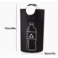 thumbnail image 1 of TIELUTT Laundry with Recycle Bottle Design for Everyday Use – Durable Foldable Hamper for Home Laundry Organizer Laundry Tidy Cups Clothes Small Laundry Cart Tall Narrow Hamper Hamper Small, 1 of 1