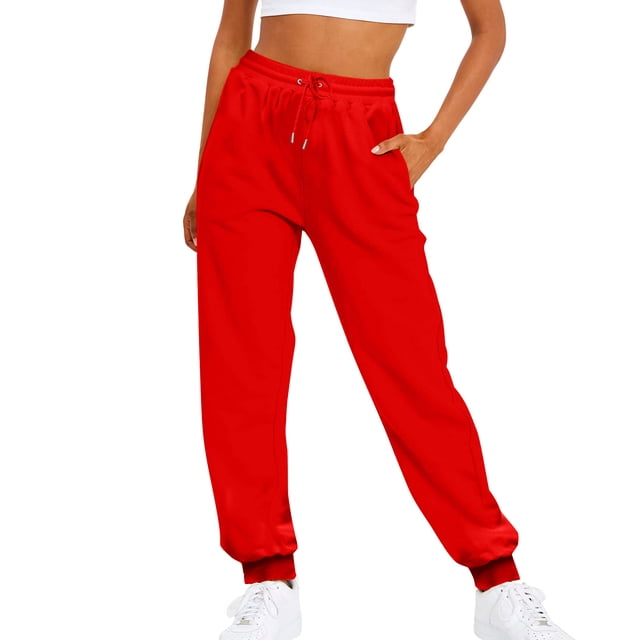 Women's Casual Pants Ladies Womens plusasual Pants Set Womens plusasual Dress Pants Solid Color Drawstring Elastic Womens Paper Bag Pants Casual Womens Work Pants Office Casual Stretch