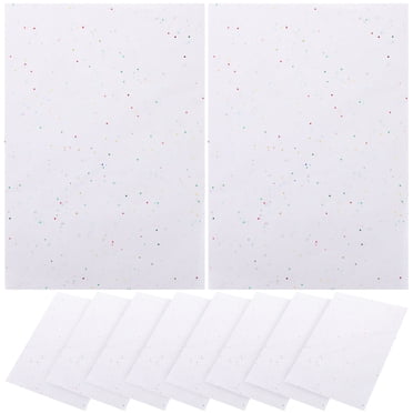 KAKOWELY brilliant tissue paper 100pcs Sparkling Tissue Paper For Clothing Wrapping Shiny Festive Sheets For Present Wrapping Holiday Wedding Use Lustrous And Glittery A4