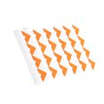 thumbnail image 2 of ZheElen 24piece Easy To Remove Vintage Corner Kraft Stickers Durability Wide Application reddish orange, 2 of 6