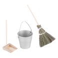thumbnail image 4 of Khall Dollhouse Broom Bucket Dustpan Miniature Housework Cleaning Tools Accessory Gift, 4 of 8