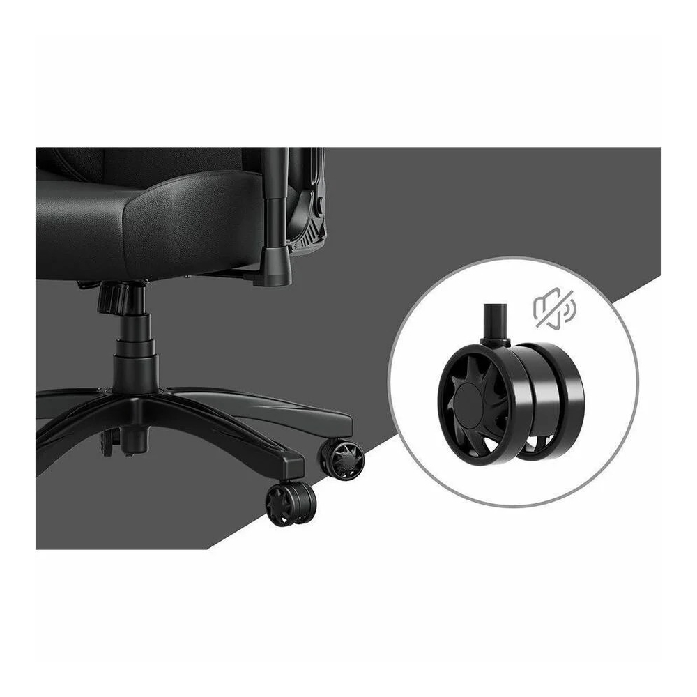 Andaseat Phantom 4 Chaise de jeu Premium - Rouge/Noir