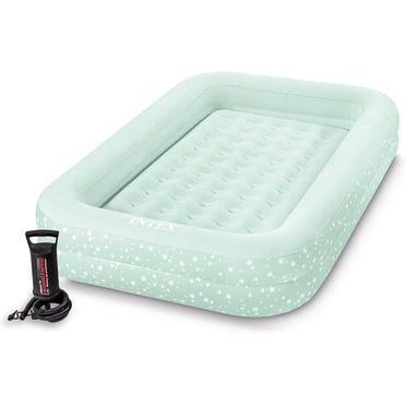 Intex Kidz Travel Bed Inflatable Mattress with Hand Pump and Carry Bag