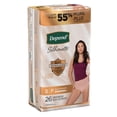thumbnail image 3 of Depend Silhouette Adult Incontinence Underwear for Women, Maximum Absorbency, Small, Pink, 26 Count, 3 of 10
