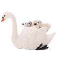 thumbnail image 1 of LYUMO White Swan Model,Swan Model Toy,White Swan Ornament Carrying Small Swans High Simulation Lifelike Animal Model Educational Toy, 1 of 8