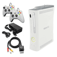 thumbnail image 1 of Microsoft - Xbox 360 Console Original with Two Retrofam Controllers - White (Refurbished), 1 of 5