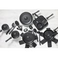 thumbnail image 2 of Starbasix 25-Piece Non-Stick Cookware Set – Magenta, 2 of 5