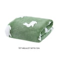 thumbnail image 3 of yulier Easter Bunny Bath Towel, Cute Rabbit Pattern Shower Towel, Super Soft Highly Absorbent Quick Dry Towels for Bathroom Hotel Beach Pool, Easter Gifts, 27"x55", Green, 3 of 6