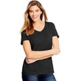 thumbnail image 2 of Hanes T-Shirt à Col en V de Performance Tri-Mélange Fresh IQ pour Femmes X-Temp, 3TG, Noir, 2 of 2