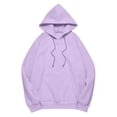 thumbnail image 5 of IMENGL Oversized Winter cotton hooded pullover sweatshirt, Purple L, Size M-5XL, 5 of 5