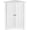 White, variant on Giantex 3-Shelf Corner Cabinet, Freestanding Bathroom Floor Cabinet with Double Shutter Doors and Adjustable Shelf, Suitable for Bathroom, Living Room, Bedroom, Kitchen, 22 x 13 x 31.5 inches