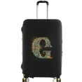 thumbnail image 1 of Housses de Bagage Housse de Protection Bagage de Voyage Anti-Rayures Housse Anti-Poussière Réutilisable Housse Lavable Motif Imprimé Graphique 8graphique Lettre g TG, 1 of 6