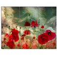 thumbnail image 1 of Design Art - Wild Red Poppy Flowers in Sky, 1 of 4