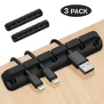 thumbnail image 1 of Clearance! Desktop Silica Gel Thread Data Cable Storage Buckle Finishing Buckle Fixing Clamp Lighting Deals Sales & Deals #17, 1 of 2