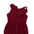 thumbnail image 4 of AAMILIFE Robe Fille Brodée Fleur Formelle Fête Robe de Bal Bal Princesse Demoiselle d'Honneur Robe de Mariage, 4 of 5