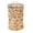 Beige, variant on Hand Woven Natural Fiber Gourd Style Storage for Tabletop Bedroom Kitchen Can and Decorative Organizer