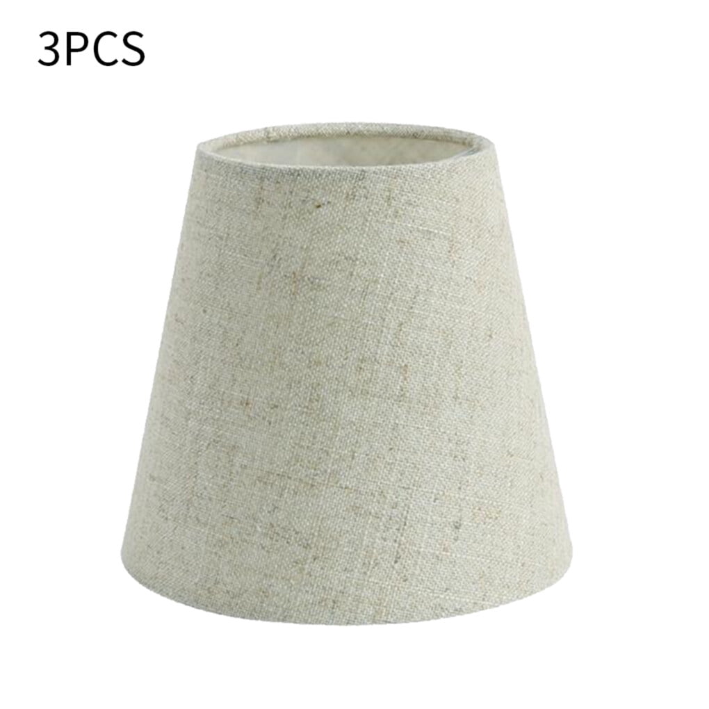 Qualitygoods 3Pcs Lamp Shades Fabric Craft Bubble Lampshade for Table Floor Light Hanging Lighting
