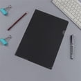 thumbnail image 2 of Clearance Sale File Folders 8.7x12.2IN Plastic Folders, Dark Gray Regular Document Folders File Folders US Letter A4 Size FileTransparent Folders, Schools Business Office Folders for Document, 2 of 7