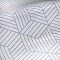 thumbnail image 4 of RoomMates Striped Hexagon Grey Peel and Stick Wallpaper, Adults, 4 of 12