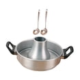 thumbnail image 4 of Elodie Mini Hot Pot Easy Carrying Sturdy Camping Cooker for Home Restaurant Parties 24cm, 4 of 8