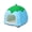 blue, variant on HLONK Soft And Warm Pet Bed Strawberry Hamster House Guinea Pig Hideout Small Bed Dwarf Chinchilla Hedgehog Ferret Hideaway Hide Hut Cage