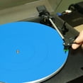 thumbnail image 4 of Turntable Mat Record Platter Slipmat, Rubber Record Player Mat Universal for LP Record Players Reduce Noise Tighter Bass Quality, 4 of 7