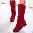 thumbnail image 3 of Bottes Mi-Mollet Élégantes pour Femmes - Design Classique Doux et Chaud pour l'Hiver et l'Automne, Talon Bas, Ajustement Confortable pour le Quotidien, 3 of 7
