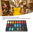 thumbnail image 3 of Water Color Paint, 24 Colors High Saturation Watercolor Paint Multi Purpose  For Painting, 3 of 8