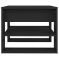 thumbnail image 2 of vidaXL Coffee Table Black 55.5x55x45 cm Engineered Wood, 2 of 4
