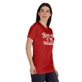 thumbnail image 2 of Inkmeso Embrasse-Moi Je Suis Vaccinée T-shirt Drôle Pro-Vaccin à Col Rond pour Femmes-Yg, 2 of 8