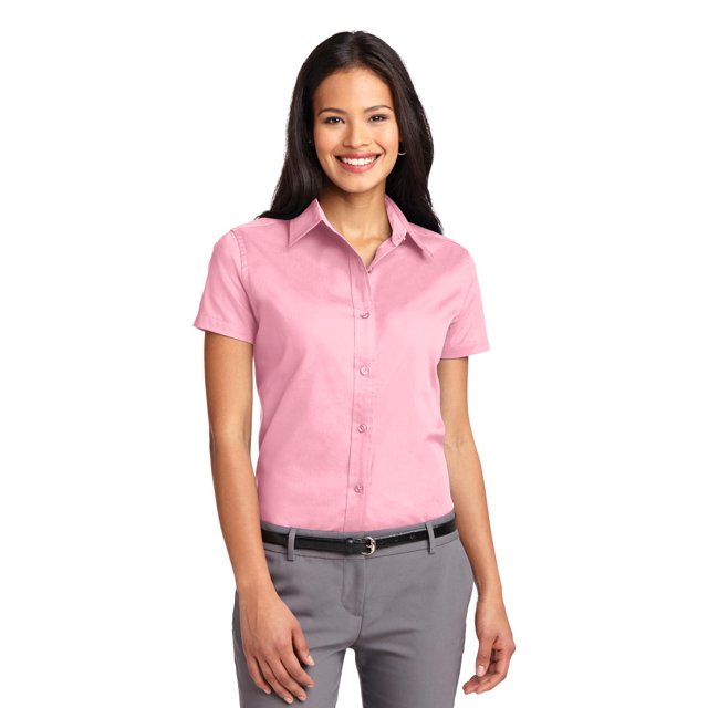 Port Authority Chemise à Manches Courtes pour Femmes Entretien Facile L508