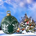 thumbnail image 4 of 60cm Inflatable Christmas Ball with Light Glow Giant Atmosphere Ball Home Garden, 4 of 8