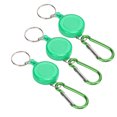 thumbnail image 2 of Telescopic Burglar Keychain, Retractable Keychain Buckle Compact Strong 3PCS Portable Durable With Carabiner For Outdoor Blue,Green,Purple, 2 of 8