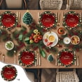 thumbnail image 1 of LSLJS Christmas Paper Plates Party Supplies Disposable Paper Plates 16pcs Paper Cup 16pcs Tissue 20pcs Tablecloth 1pc for Decor Christmas Party Supplies, 1 of 7