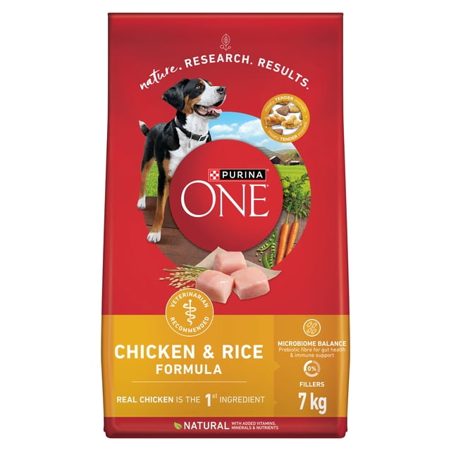 Purina ONE Chicken & Rice Formula, Dry Dog Food 7 kg