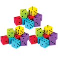 thumbnail image 1 of TEACHER CREATED RESOURCES (3 PK) 20 PACK FOAM COLORFUL DICE, 1 of 1