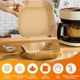 thumbnail image 3 of Air Fryer Square Parchment Disposable Paper Liners 100 PCS, 3 of 6