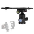 thumbnail image 3 of Akozon Flashlight Camera Bracket Aluminium Alloy Camera Flashlight Tripod Bracket With Dual 1/4in Screw Camera For LED Light Microphone Flashlight Bracket, 3 of 8