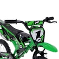 thumbnail image 2 of Hyper Bicycles Moto 16" avec roues d'entraînement pour enfants de 5 à 7 ans, vert fluo, 2 of 9