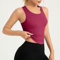thumbnail image 4 of Plebaso Womens Short Sleeve Workout Yoga Tank Tops Racerback Sleeveless Stretch Shirts Activewear for Women, 4 of 6