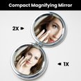 thumbnail image 4 of Zufioo SpongeBob SquarePants for Portable Pocket Makeup Mirror, Foldable Handheld Magnifying Beauty Mirror Suitable for Wallet Handbag for Women-Round Shape, 4 of 9